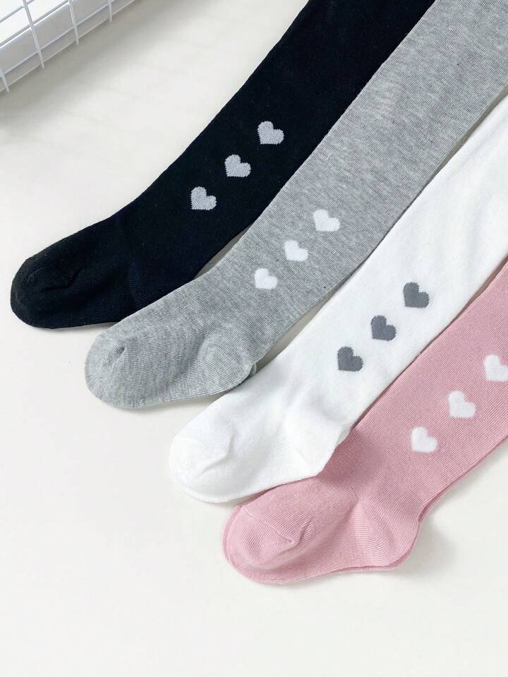 Single Piece Children's Baby Girl's Toddler Solid Tights