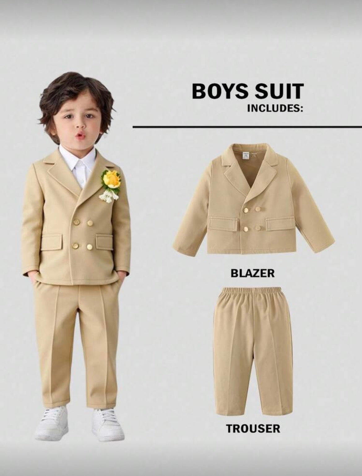 2Pc Outfit Blazer With Pants.