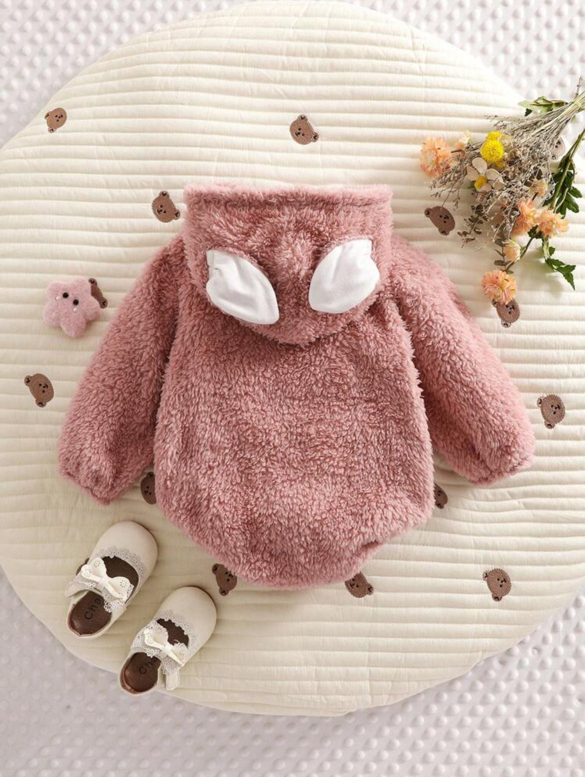 Girl Cartoon Rabbit Pattern Romper