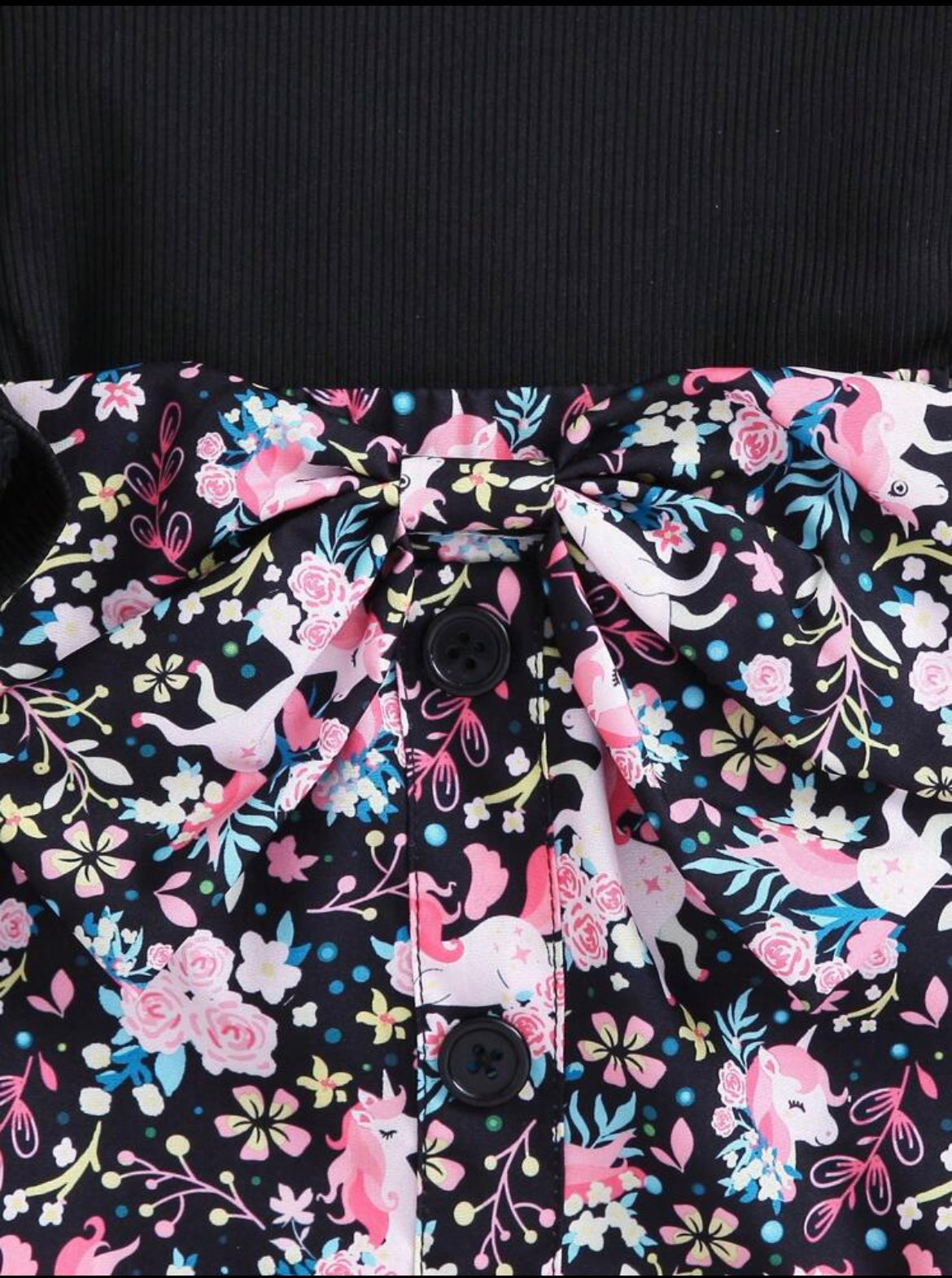 Baby Girl Ruffle Sleeved Shirt & Skirt Dress