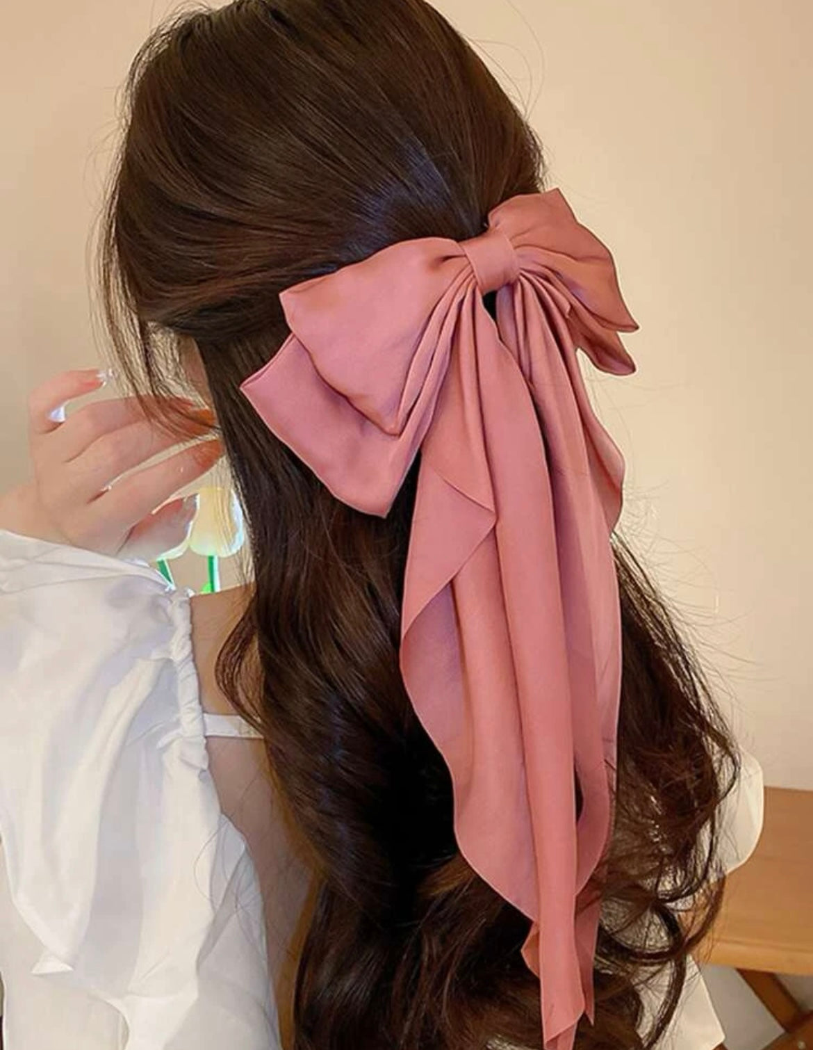 Baby Girl Bow Decor French Clip Hair Bow