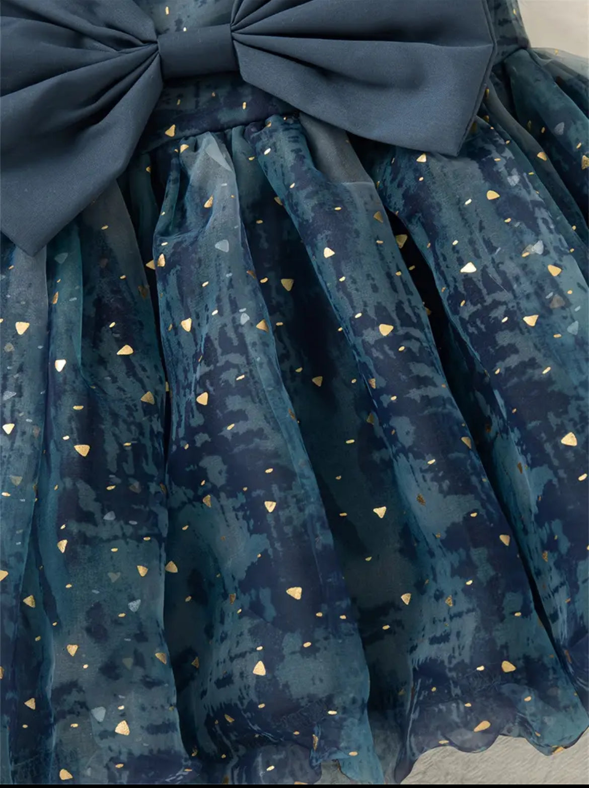 Tulle Sheer Strapless Ruffle Dress