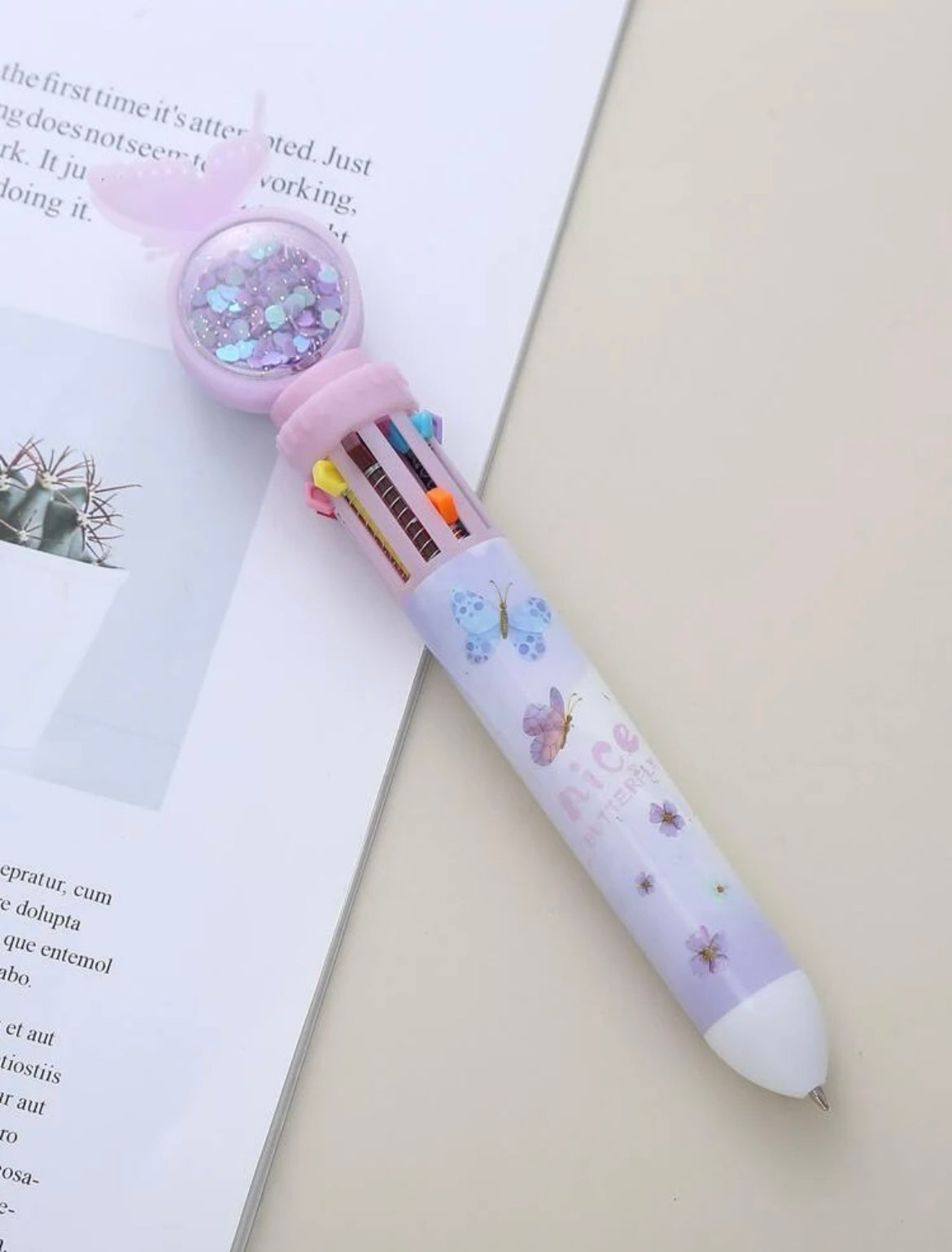 1 Pc Random Cartoon Graphic Ballpoint Pen