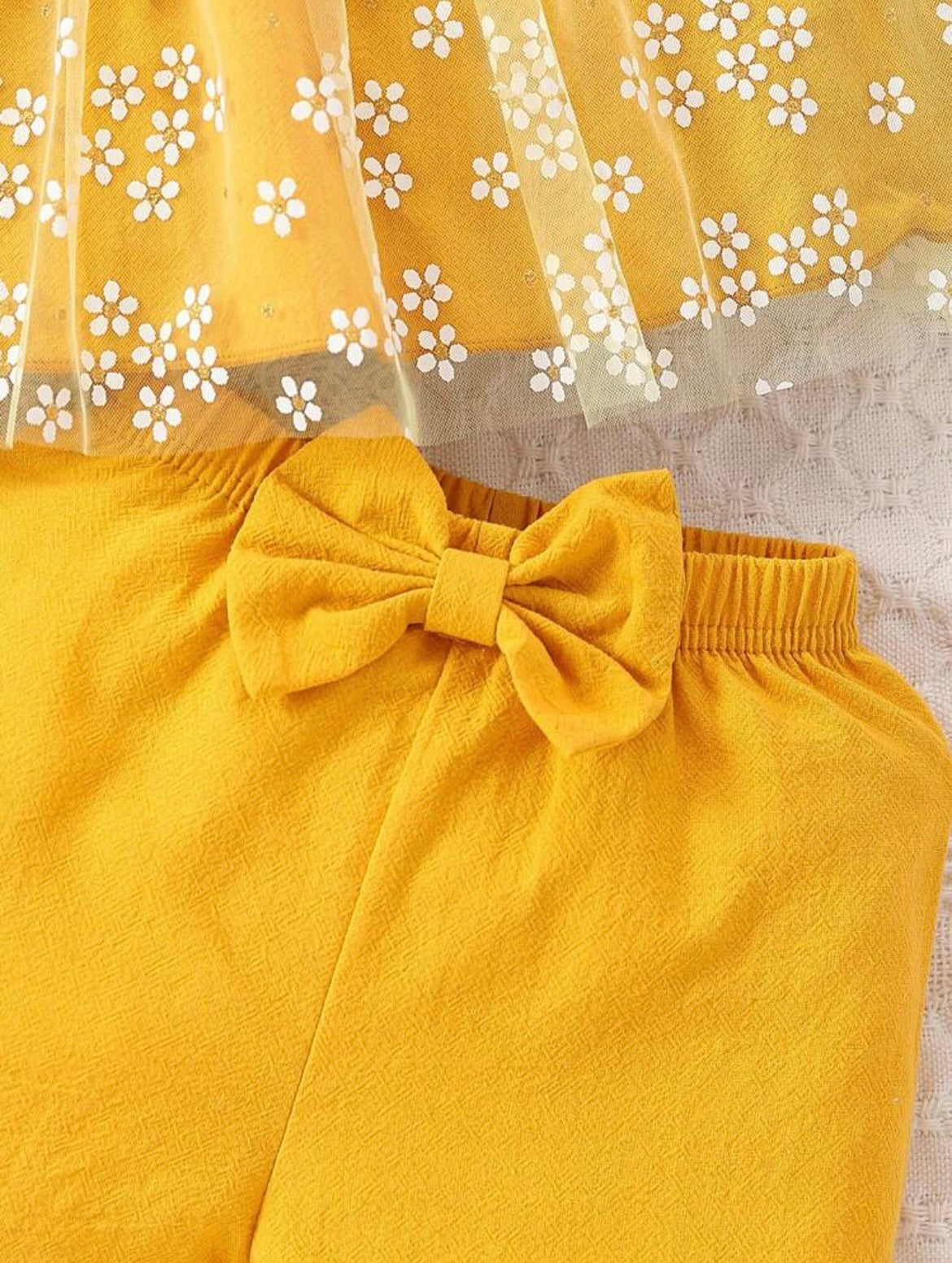 SHEIN Baby Girls' Casual Solid Color Sleeveless Top & Elastic Waist Long Pants Set