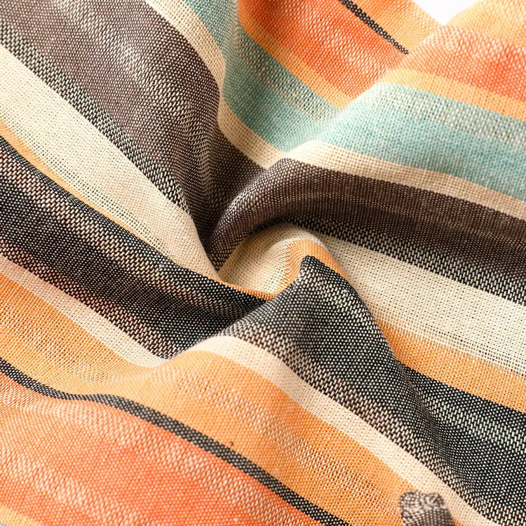 Baby Girl Stripe Button Design Slip Rompers