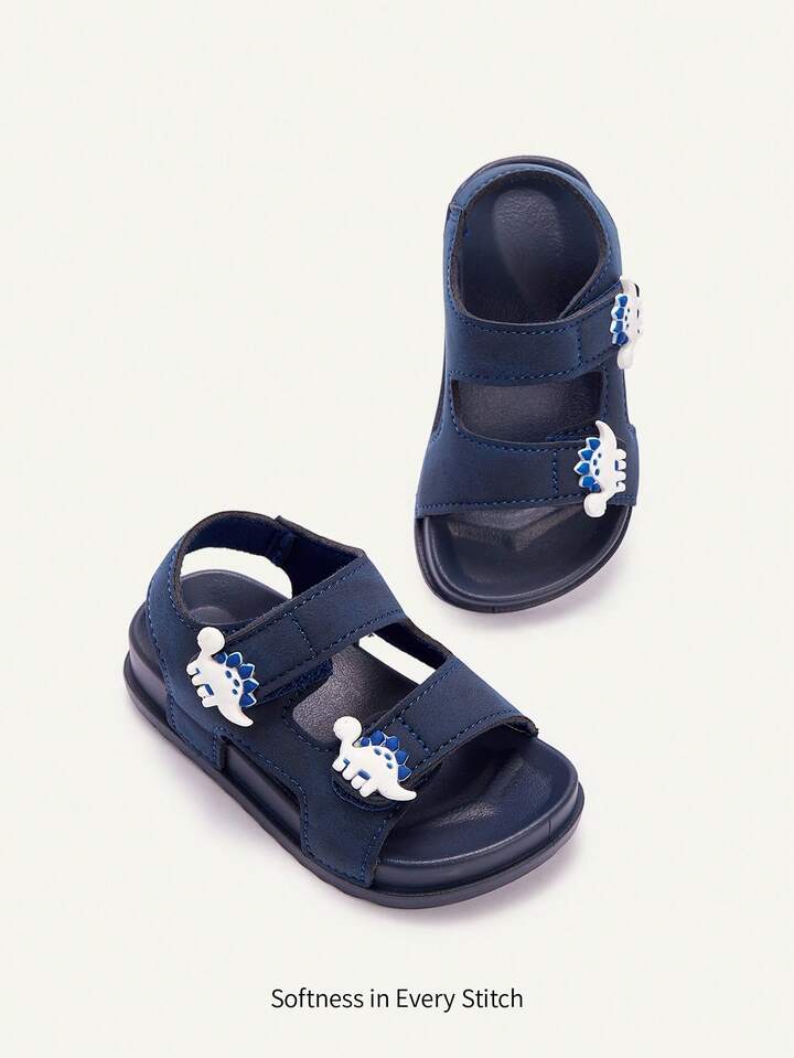 Dinosaur Fun Cute Children's Leisure Soft Sole Light Double Match Boys Flat Sandals