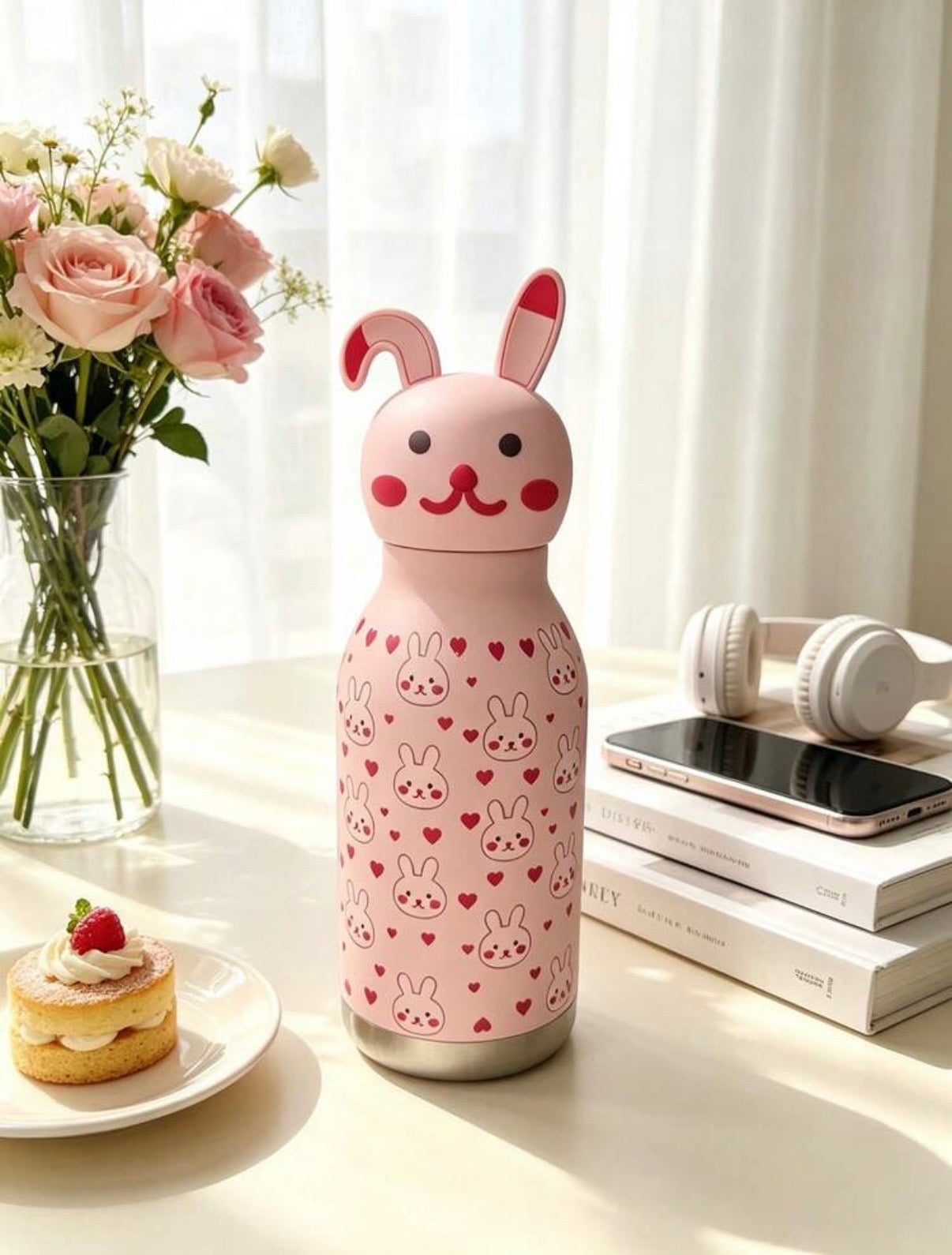 High-End Animal Series Stainless Steel Vacuum Insulated Water Bottle, 450ml Large Capacity Tumbler With Straw.            (Delivery by 1st August) (Copy)