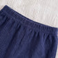 Bear Pattern Contrast Color Polo Collar Long Sleeve Sweatshirt And Pants Set Baby.