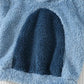 Baby Boy 3D Cartoon Animal Pattern Contrast Color Hoodie.