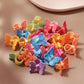 10 pcs Sweet Colorful Gradient Snowflake Dot Butterfly Hair Claw Clips.