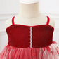 Baby Girl Mesh Splicing Sleeveless Dress