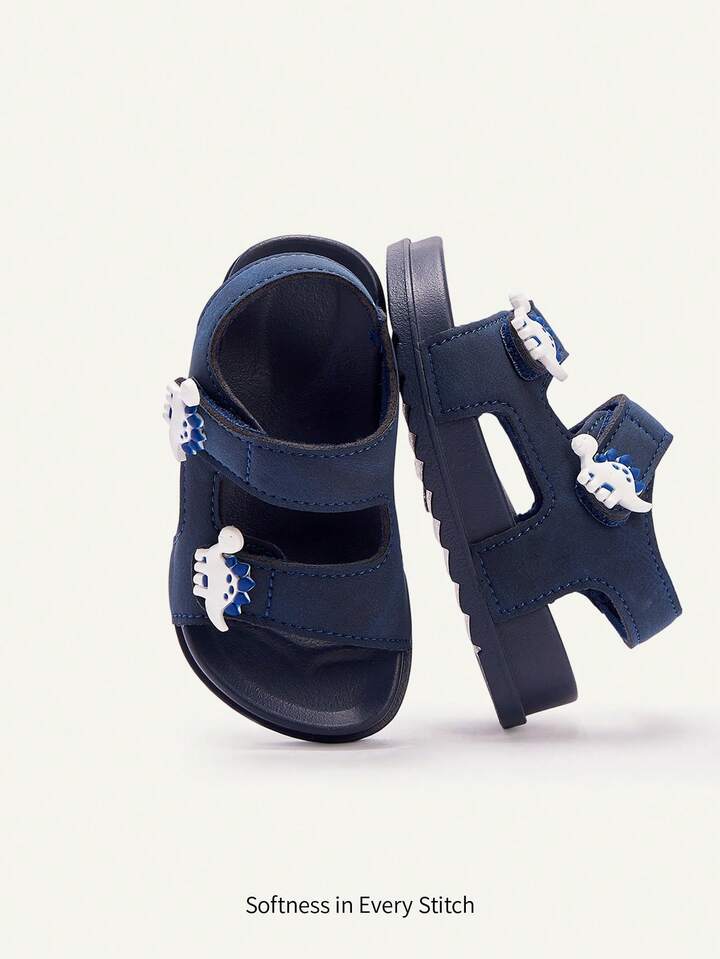 Dinosaur Fun Cute Children's Leisure Soft Sole Light Double Match Boys Flat Sandals