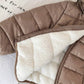 Baby Boys Thermal Lined Hooded Zipper Jacket, Brown Winter Casual Warm.