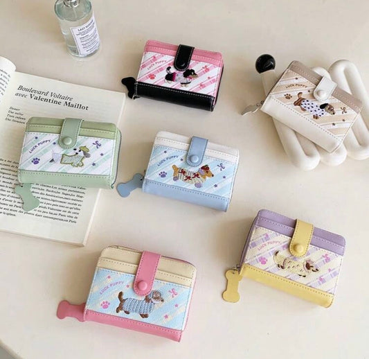 Trends Sausage Dog Design Wallet, Fashionable Card Holder, Portable Wallet.( Delivery by 15th October)