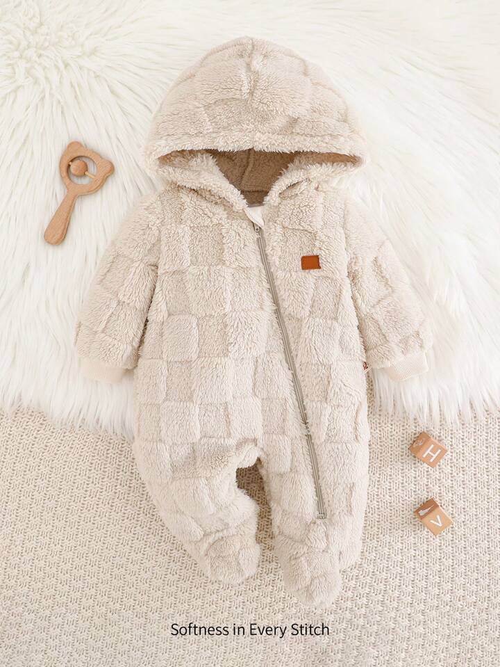Baby Hooded Jumpsuit Romper