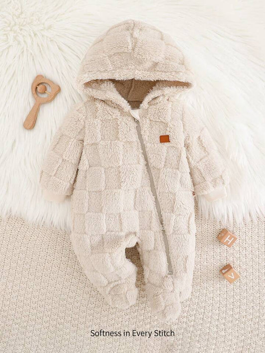 Baby Hooded Jumpsuit Romper