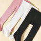 3 Pairs Girls in Solid Color Leggings.