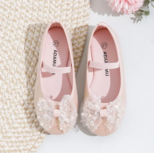 Pink Pearl Bowknot Flats