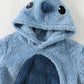 Baby Boy 3D Cartoon Animal Pattern Contrast Color Hoodie.