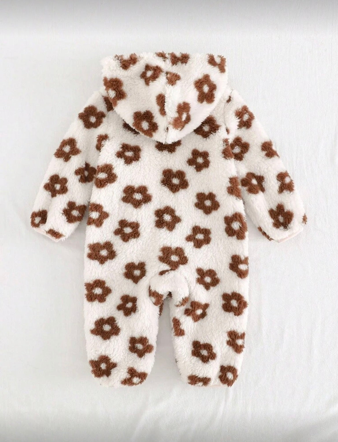 Baby Boy/Girl Leopard Hoodie Jumpsuit