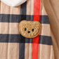4pcs Newborn Baby Boy Footed Romper, Hat, Bib, Blanket Gift Set.