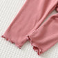 Girl Cherry Pattern Fleece Lined Thick Crew Neck Long Sleeve Half-Zip Pullover Autumn Winter Sweatshirt And Elastic Waist Leggings 2 Pieces Set.( delivery by 15th October)
