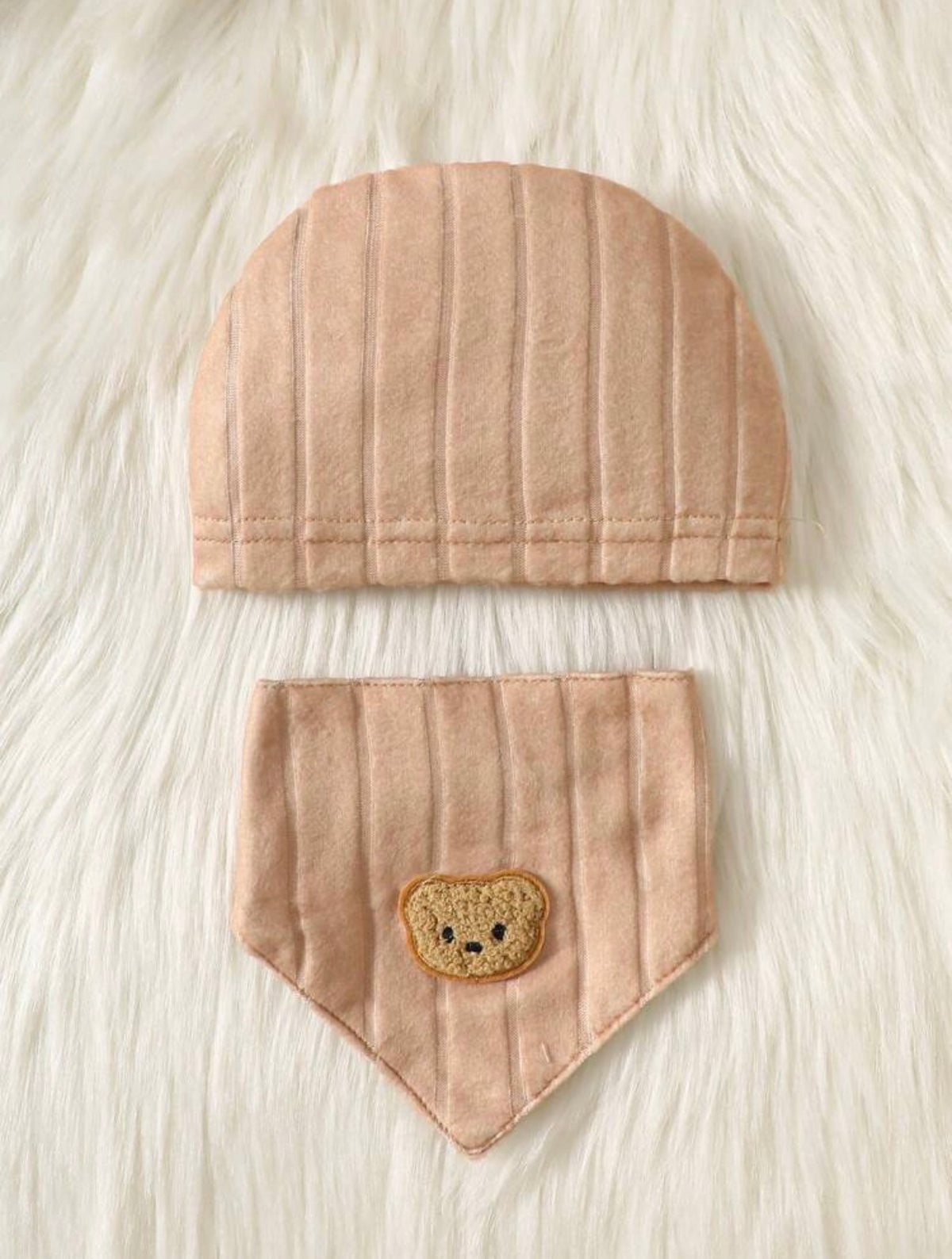 4pcs Newborn Baby Boy Footed Romper, Hat, Bib, Blanket Gift Set.