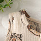 Baby Boy Lion Print Half Button Tank Romper.