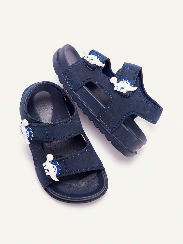 Dinosaur Fun Cute Children's Leisure Soft Sole Light Double Match Boys Flat Sandals