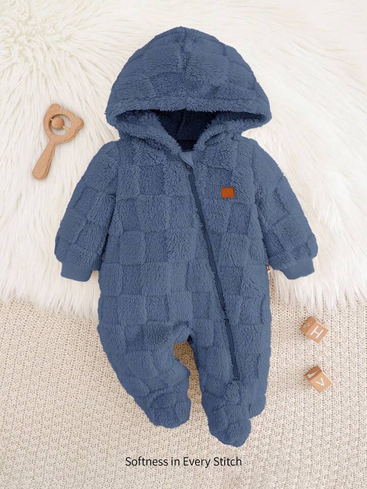 Baby Hooded Jumpsuit Romper