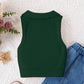 Young Girl Vintage Cable Knit Fashion Versatile Vest.