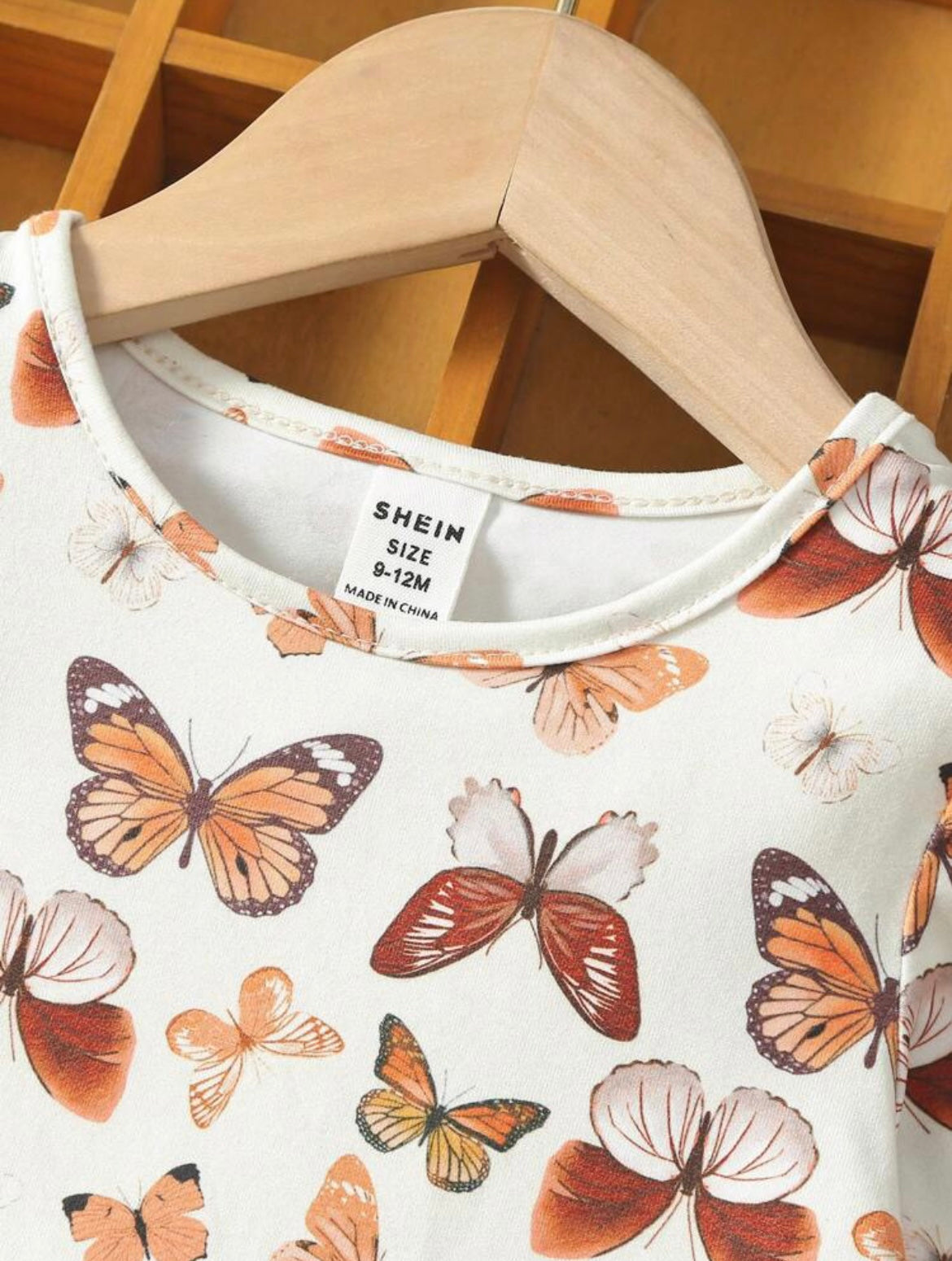 Baby Girl Butterfly Print Tee Dress