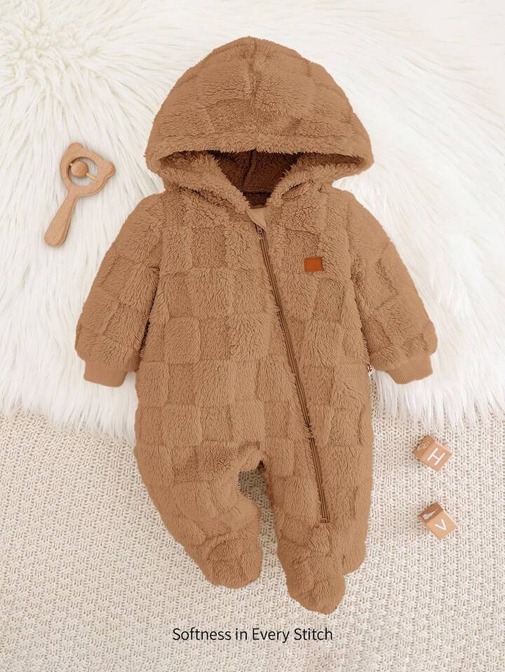 Baby Hooded Jumpsuit Romper