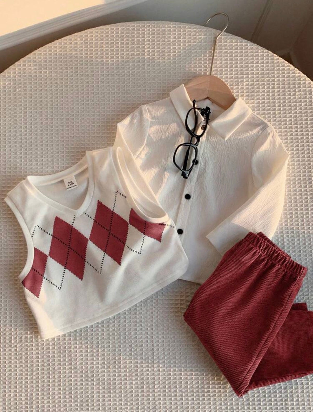 3pcs Baby Boy Casual
Argyle Vest,White Shirt and Pants Autumn,Casual
(Delivery by 20th August)