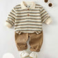 2pcs Winter Top & Elastic Pants.