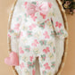 Baby Girl Footed Romper
Jumpsuit, Fuzzy Long Sleeve Hooded.