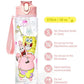 SpongeBob SquarePants |25oz | 750 MI Water Bottle With Silicone Straw And Spill-Proof Lid.