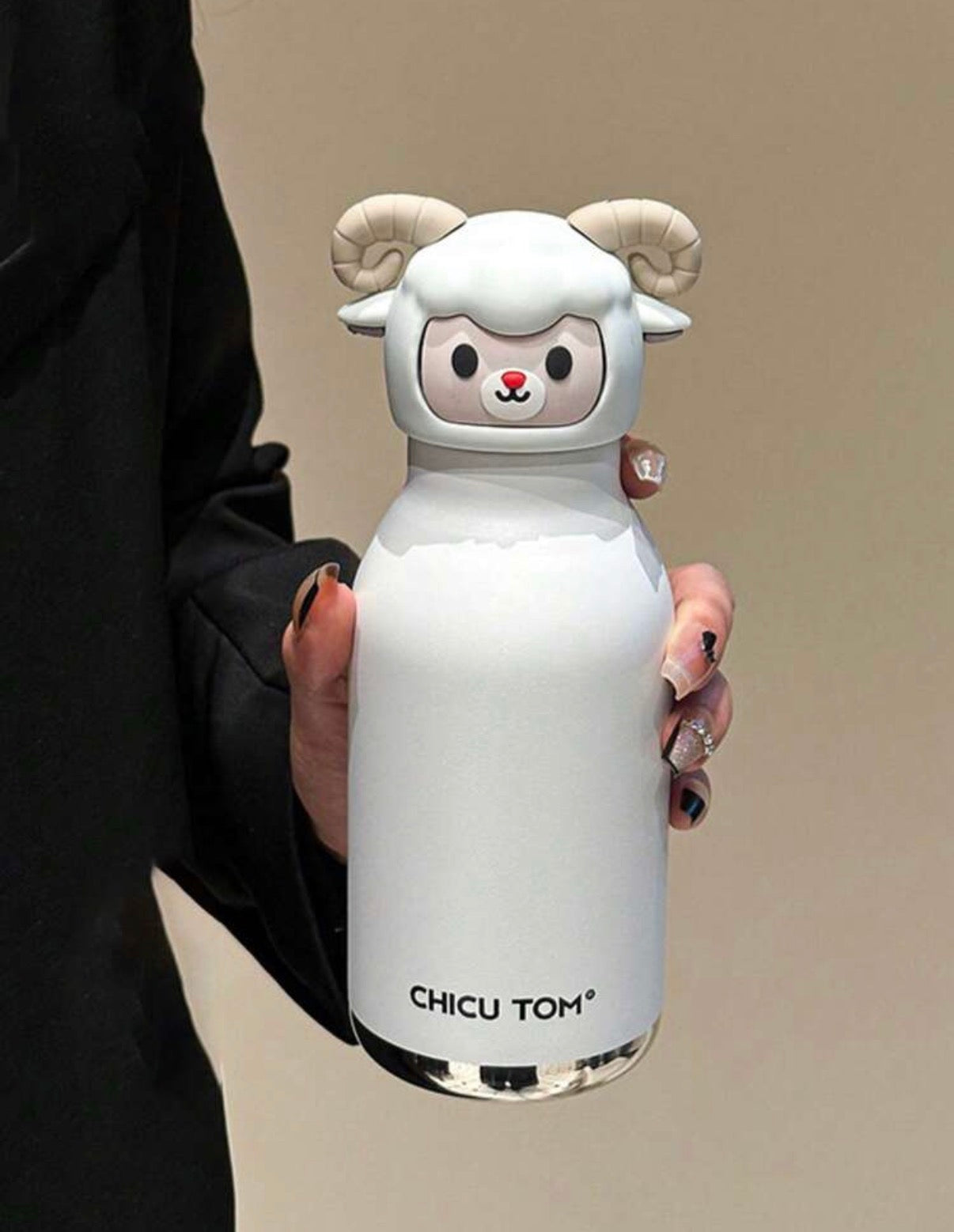 High-End Animal Series Stainless Steel Vacuum Insulated Water Bottle, 16.23oz Large Capacity Tumbler With Straw.            (Delivery by 1st July)
