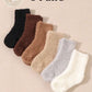 6 Pairs Baby Toddler Striped Solid Color.