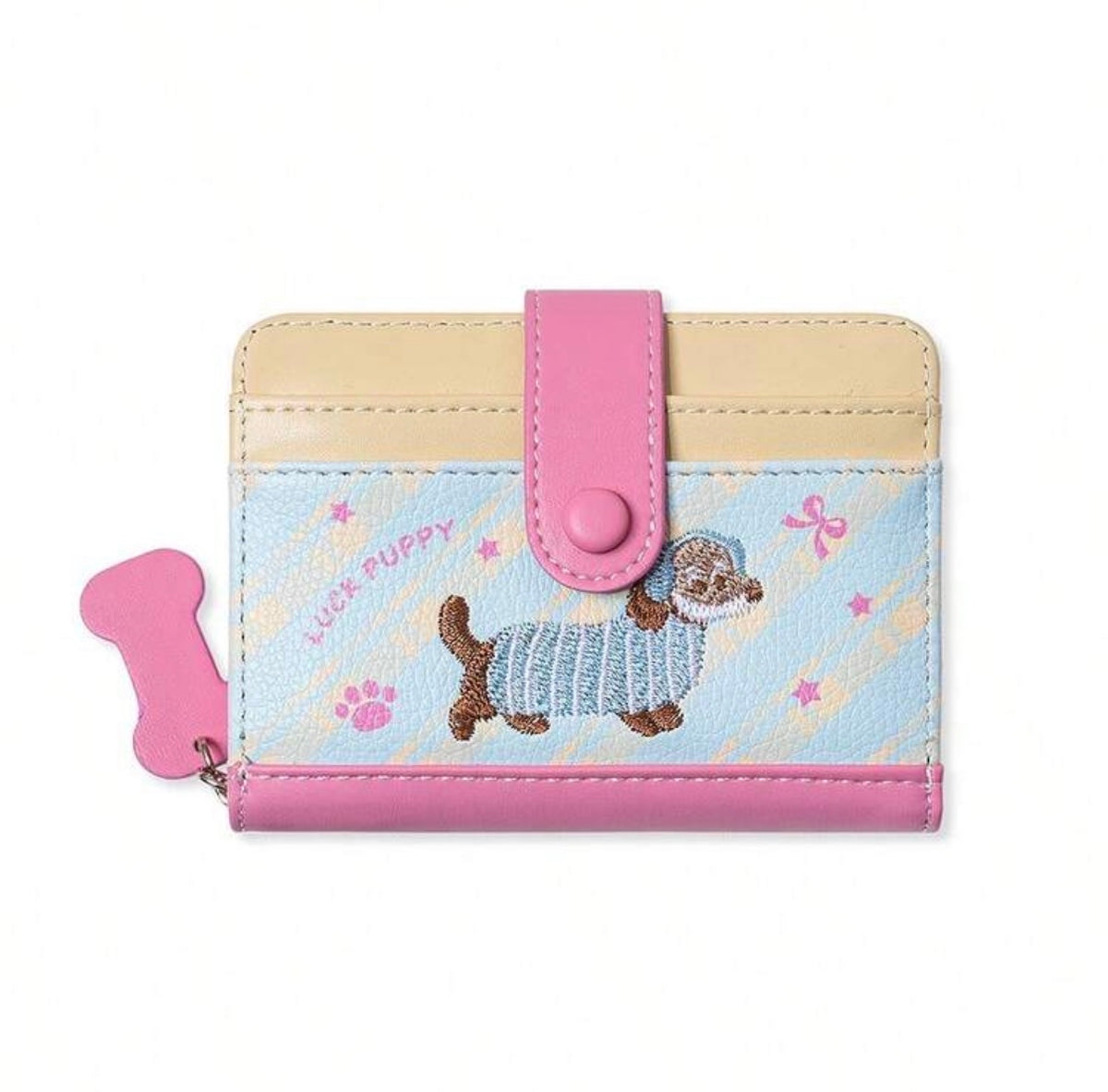 Trends Sausage Dog Design Wallet, Fashionable Card Holder, Portable Wallet.( Delivery by 15th October)