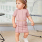 Baby Girl Casual & Comfortable Short-Sleeved Top & Skirt Set