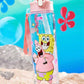SpongeBob SquarePants |25oz | 750 MI Water Bottle With Silicone Straw And Spill-Proof Lid.