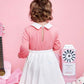 Baby Girl Winter Letter Graphic 2 In 1 Dress