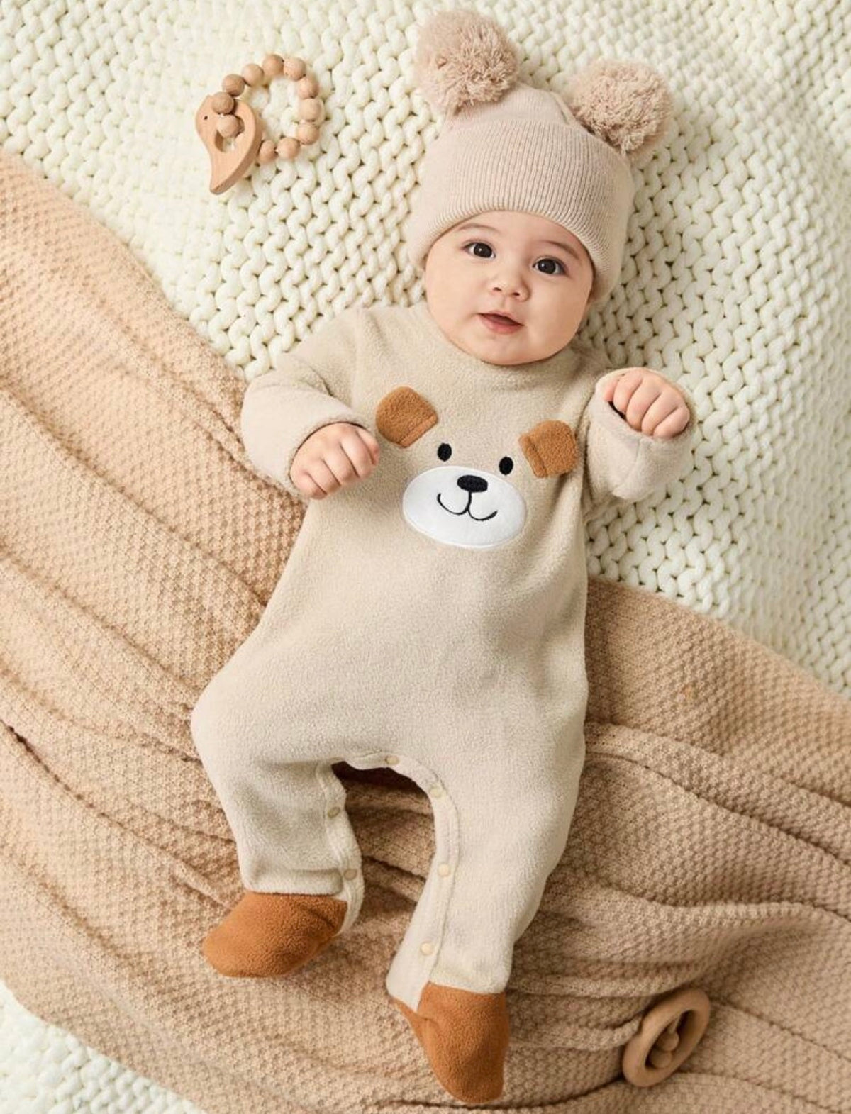 Cartoon Bear Jumpsuit