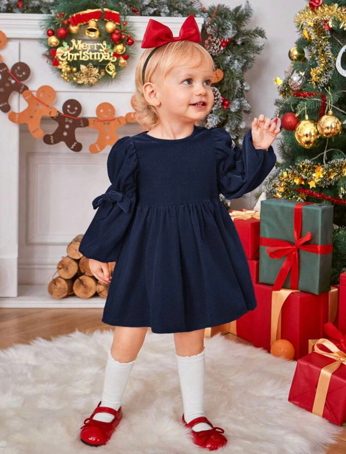 Baby Girl Bow Front Dress