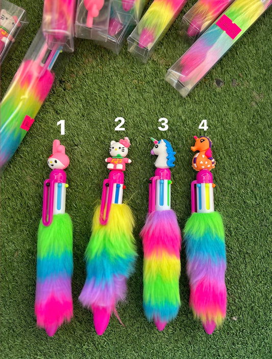 1 Pc Rainbow Cartoon  Pattern Ballpoint Pen.