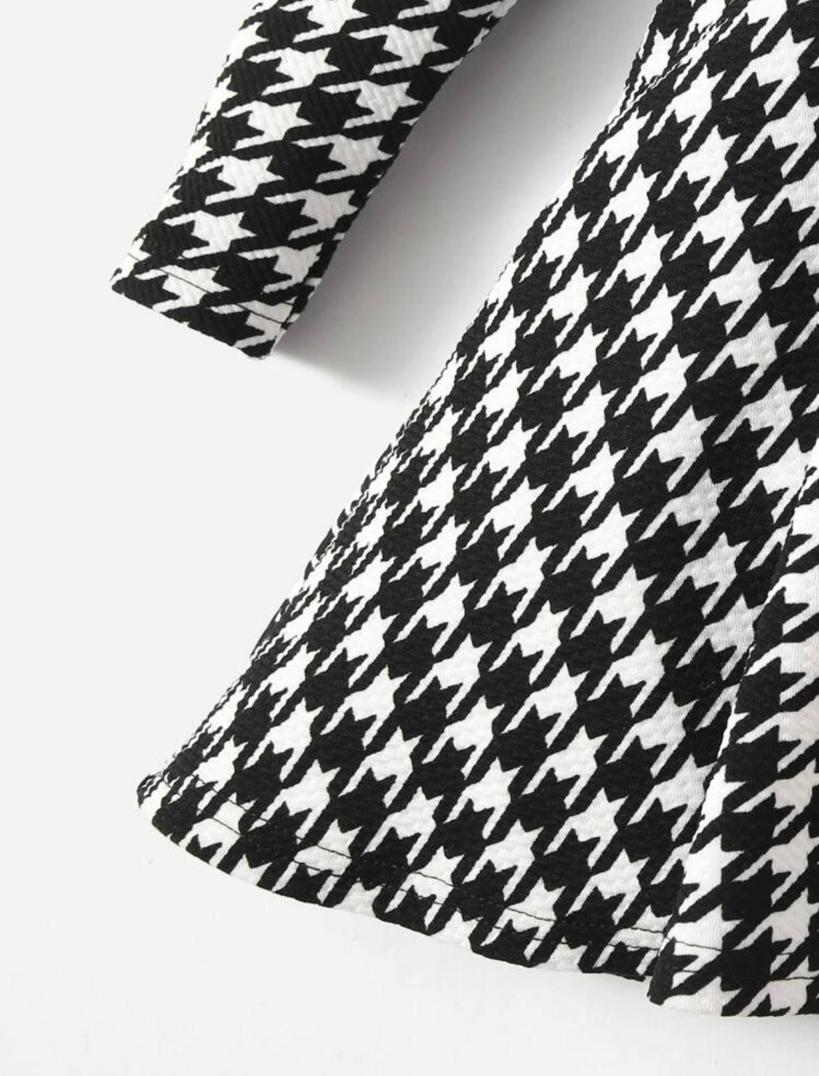 Baby Girl Houndstooth Print Dress