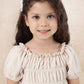 SUMWON Girls Puff Sleeve Two- Piece Set.
