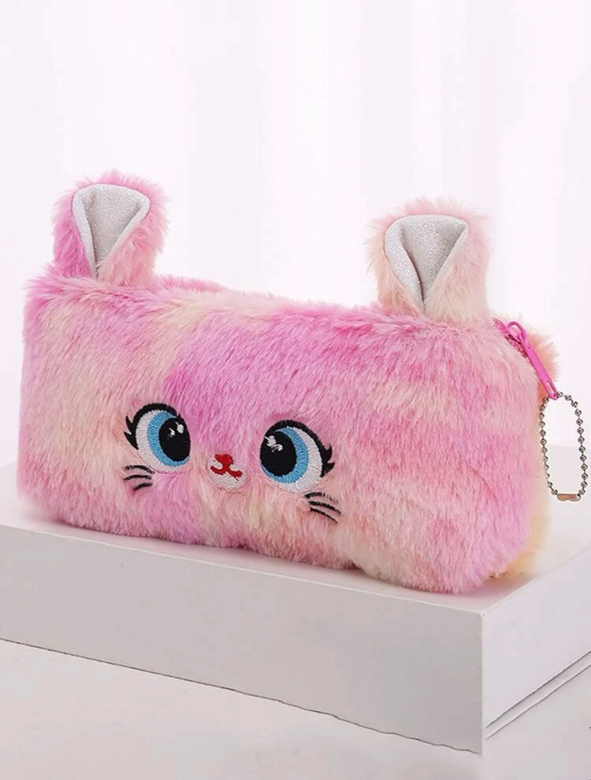 1 Pc Cartoon Cat Embroidered Random Pencil Case