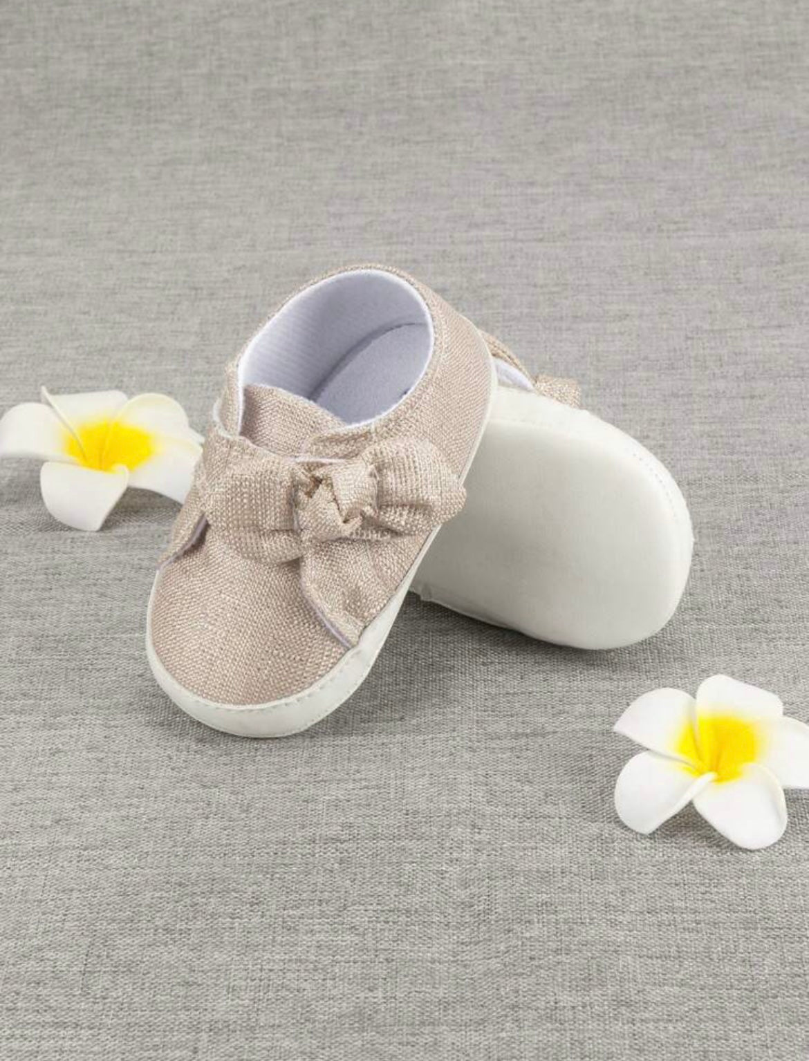 Baby Girl Flat Shoes With Bow